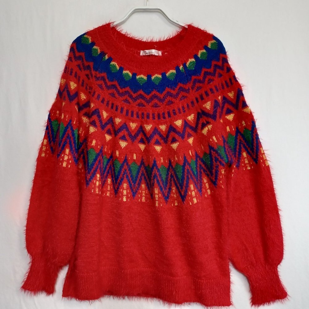 89th & Madison NEW Fair Isle Christmas Sweater‎